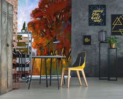3D Herbst Baum C491 Tapete Wandbild Fototapete Michael Tienhaara Amy