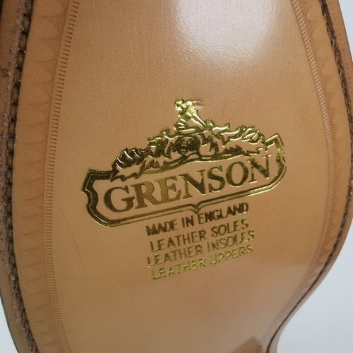 ~ Rare Vintage 1994 ~ Grenson Edinburgh Burgundy Brogue Shoes ~ Mens UK Size 8 ~ - Bild 15 von 23