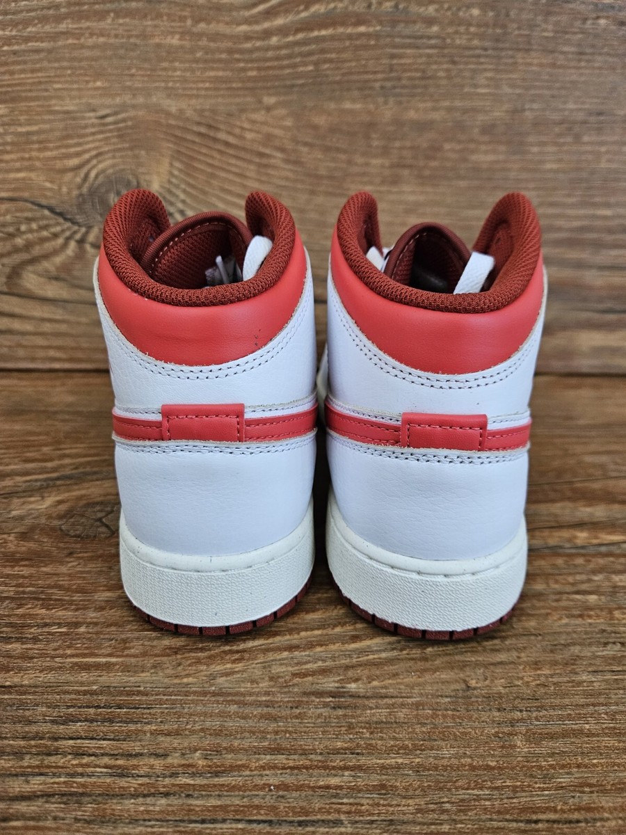 Jordan 1 Mid SE White Lobster Dune Red (GS) Shoes FJ3464-160 | eBay