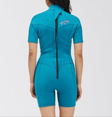 BILLABONG Women's 202 SYNERGY BZ SS Spring Suit - BLL - Size 8