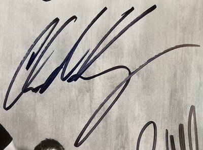 Nickelback Signed By All 4 Members - Autograph 8x10 B&W Photo