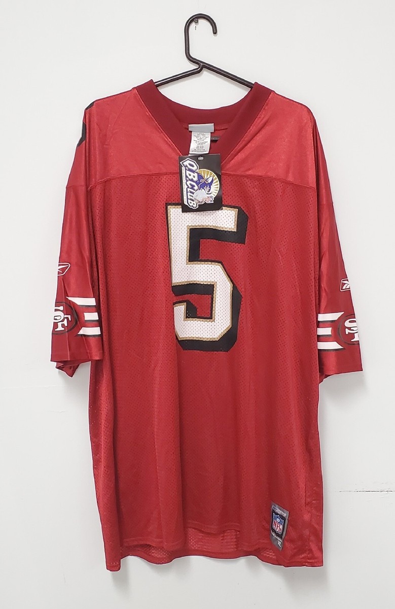 San Francisco 49ers Jeff Garcia Mens XL Adult Reebok NWT