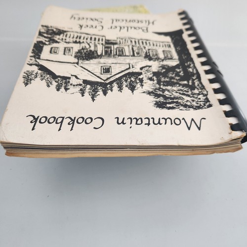 Mountain Cookboook Boulder Creek CA Historical Society Vintage Community Recipes - Picture 11 of 11