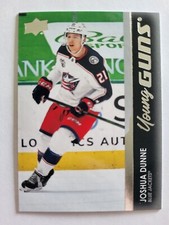 Joshua Dunne 2021-22 UD Series 1 Young Guns Rookie Card