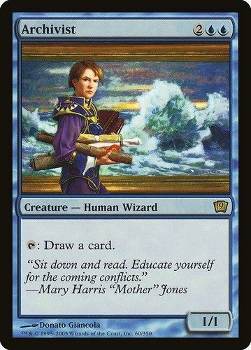 2005 MTG Wizard of the Coast Ninth Edition Archivist #60/350 Used