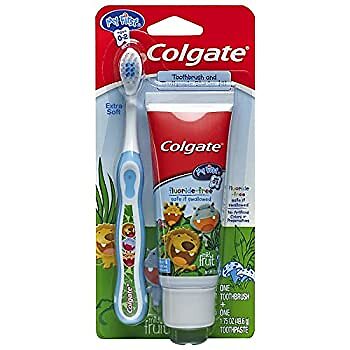 My First Baby and Toddler Toothpaste and Toothbrush, Pack