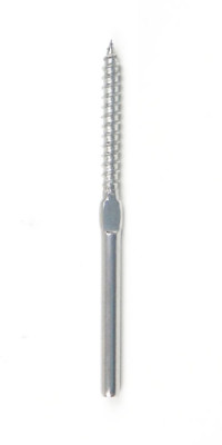 T316 Stainless Steel Lag Stud Swage Cable Railing for 1/8'' Cable (10 ~ 100 PCS)
