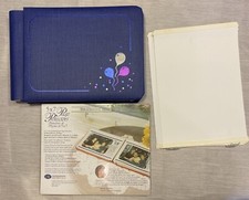 Creative Memories 5x7 LE BLUE Balloons Celebrate Scrapbook Album Pages Protector