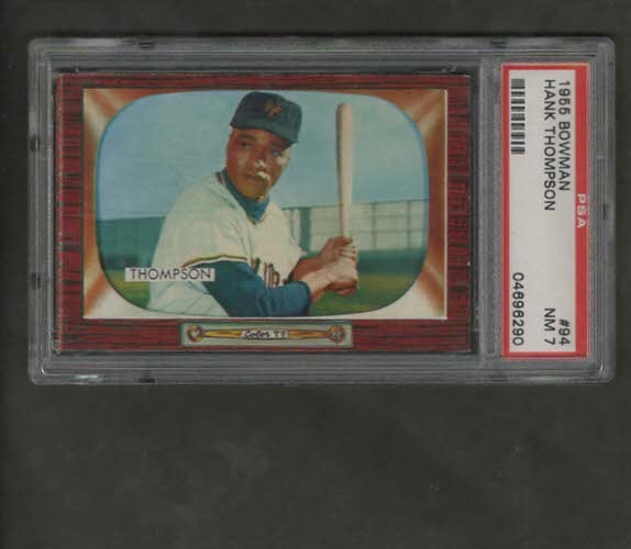 1955 Bowman BaseballHank Thompson 94 Psa 7 NearMintSET BREAK! eBay