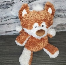 GUND Whimsical 4037009 Patchers Fox Plush Stuffed Animal Two Tone Brown White
