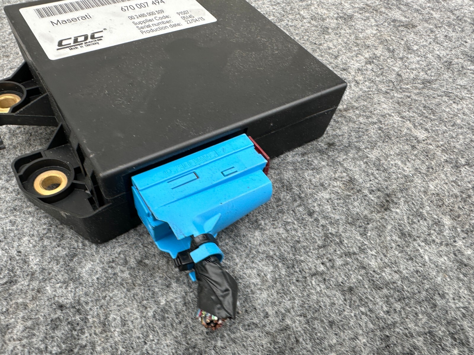 SUSPENSION CONTROL MODULE OEM 13-20 MASERATI QUATTROPORTE GTS