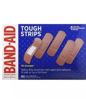 Band-Aid tough strips 60CT all one size 