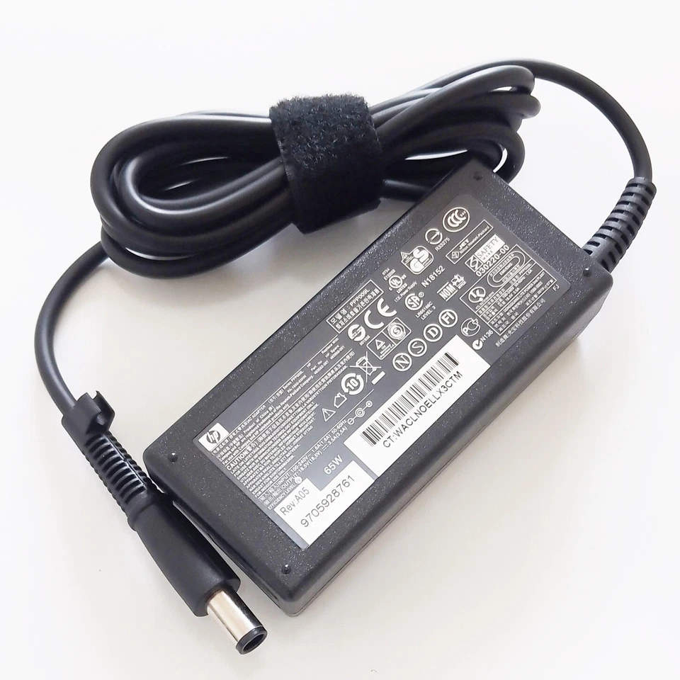 Genuine OEM Battery Charger For HP CQ61 CQ62 CQ 61 62 AC Power Adapter 18.5V 65W - Image 2 of 2