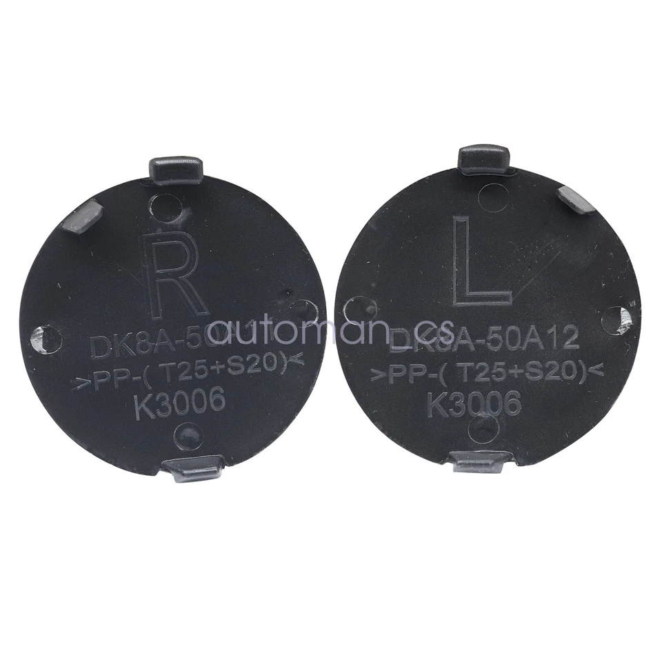 Parachoques delantero gancho de remolque cubierta de ojo tapa de moldura de remolque para Mazda CX-3 2016-2023 nuevo Foto 3 de 4