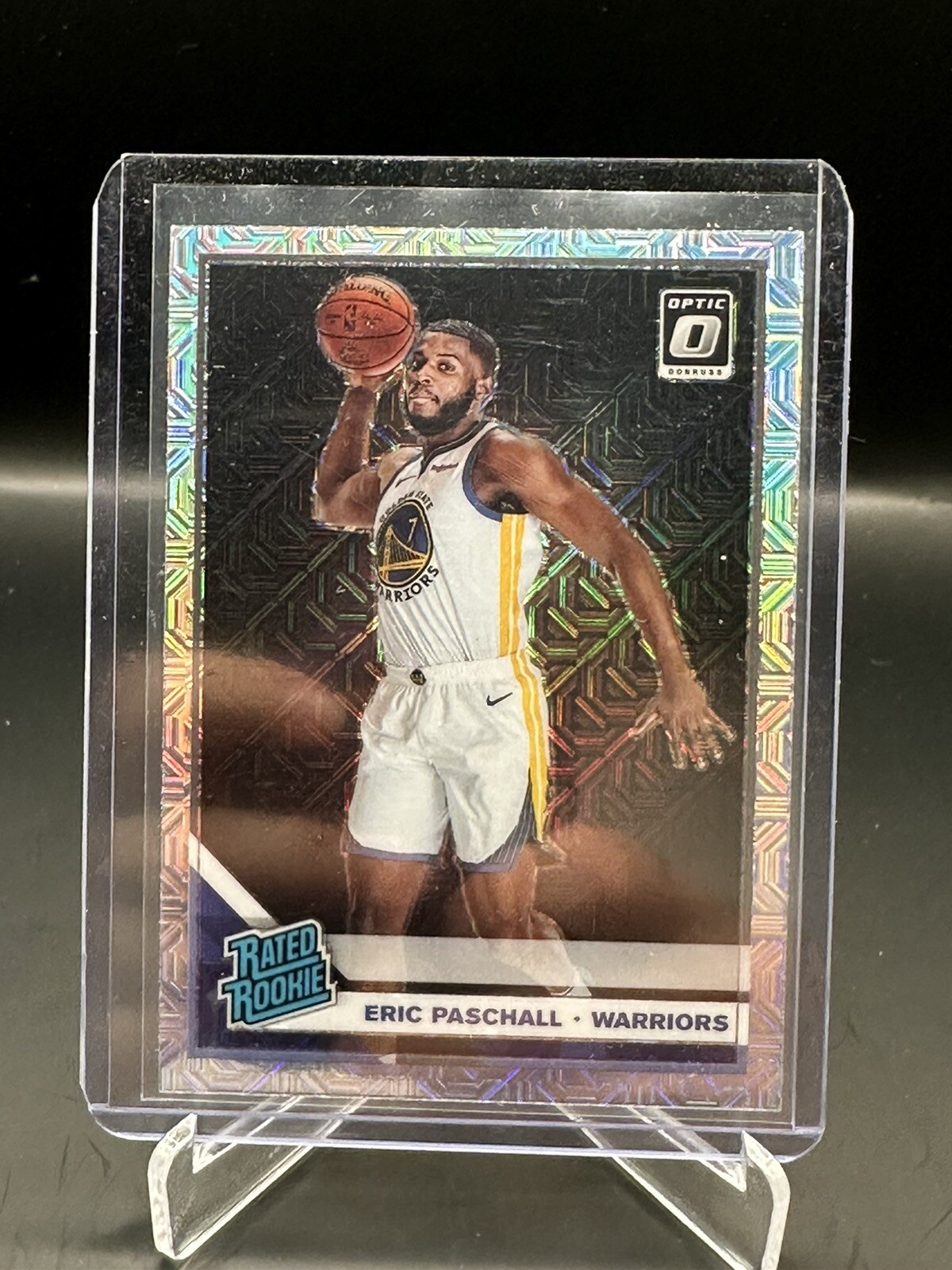 2019-20 Optic Eric Paschall Choice Silver Mojo Prizm Refractor Rookie SP RC #199