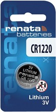 1 x Renata Coin Cell Lithium CR1220 1 Blister 3V CR 1220