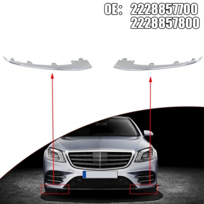 2228857700 Car Front Bumper Chrome Trim Strip For Benz W222 S