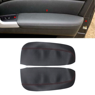 2pcs Leder Türverkleidung Tür Pappe Armlehnen  Abdeckung For Acura RDX 2007-2012
