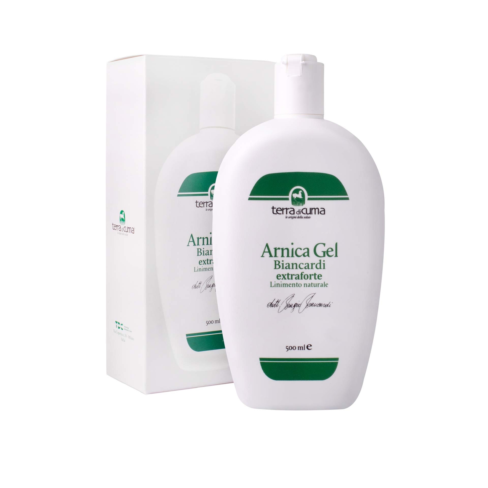 Arnica Gel Biancardi Extraforte Terra di Cuma 500ml - Sollievo Muscolare