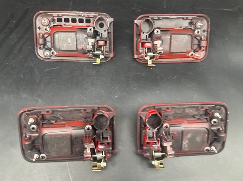 2004-2014 Ford F-150 Front New Body Style Exterior Door Handle set of 4 Red - Picture 11 of 15