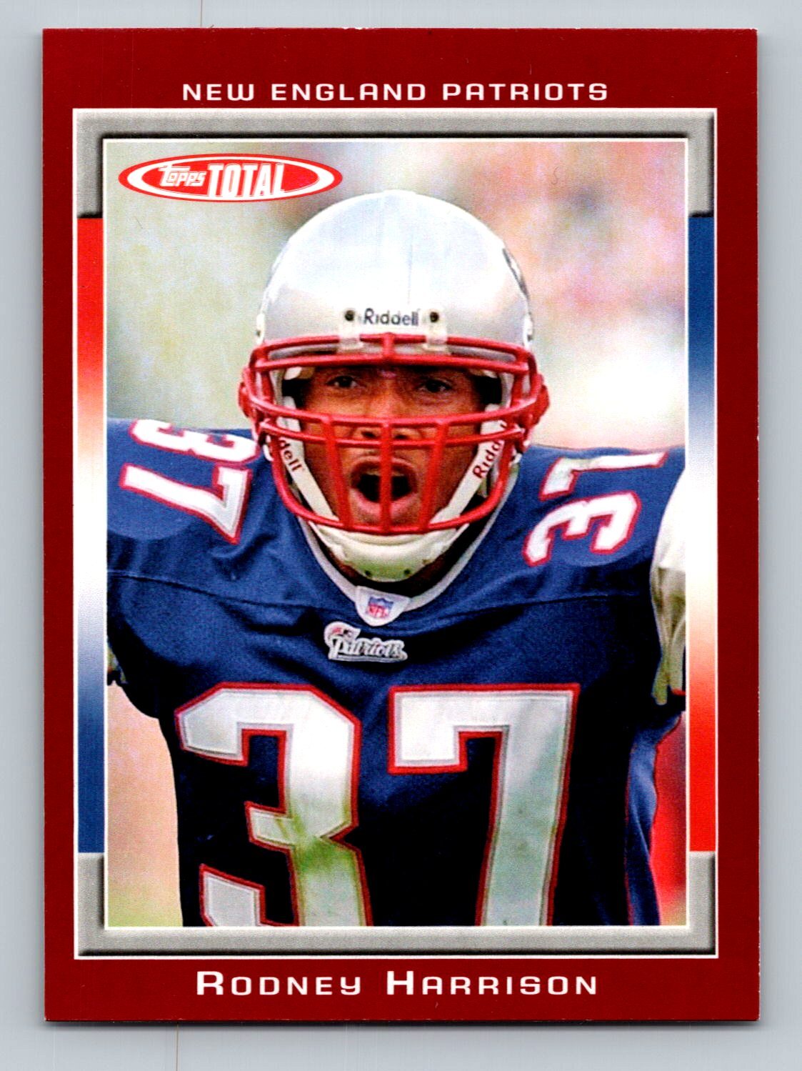 Rodney Harrison 2006 Topps Total #44 New England Patriots Red