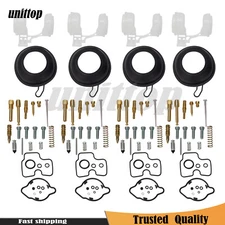 4x Carburetor Rebuild Repair Kit Diaphragm Float For Honda CBR600F2 VF750C Magna