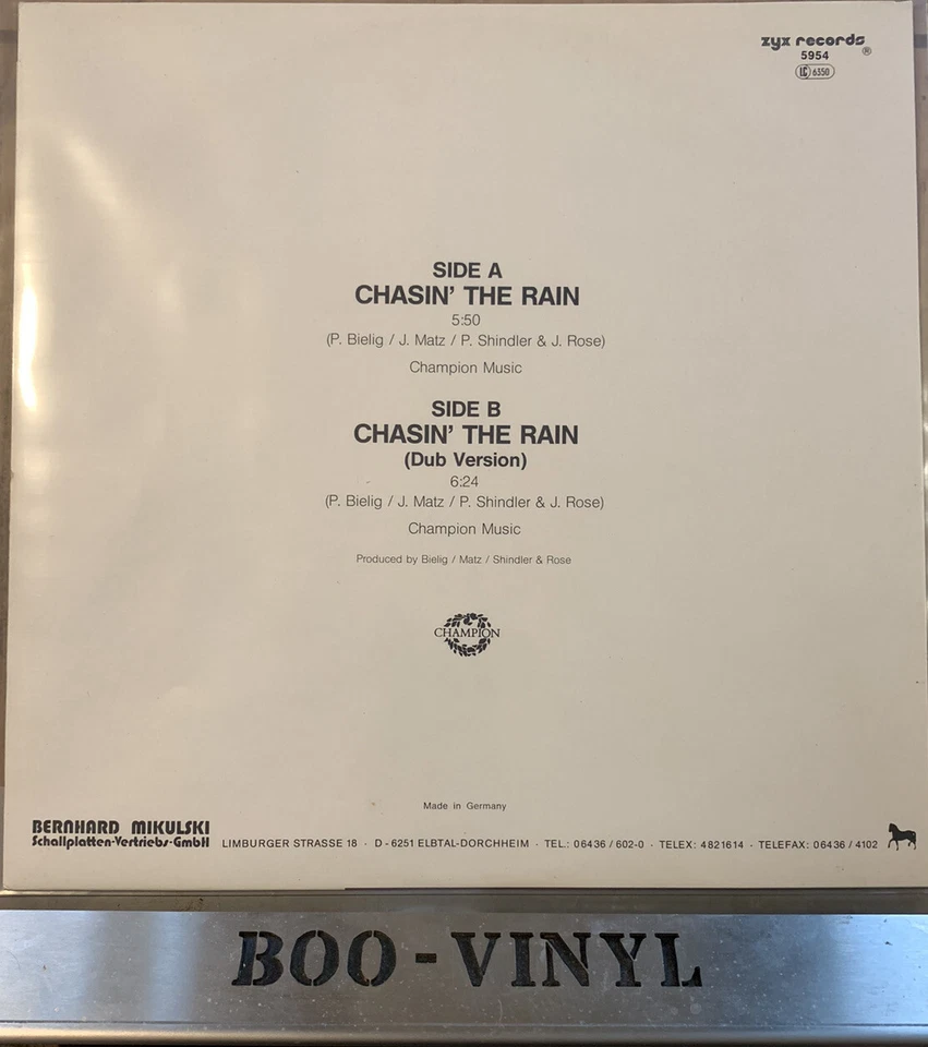 Flair - Chasin' The Rain Rare Funk Soul 12” Vinyl Record Nr Mint Con - Image 2 of 4