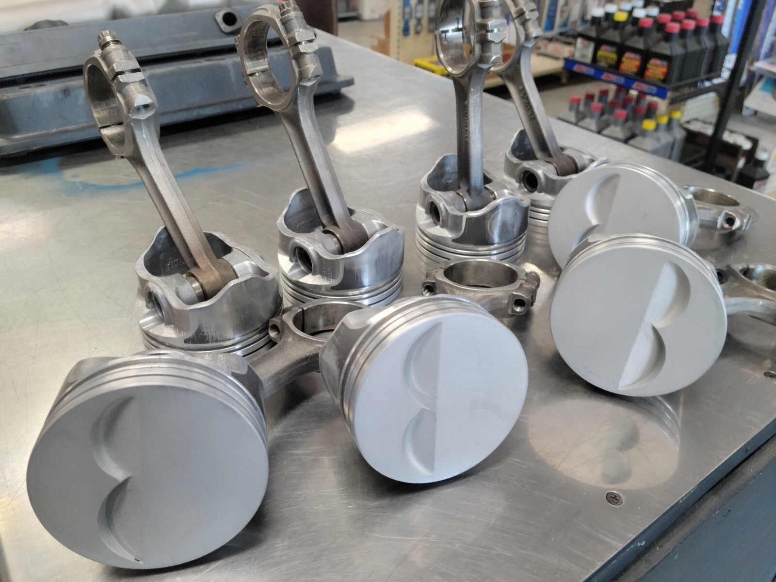 SBC 383 HYPER PISTONS. SCAT 5.7 RODS eBay