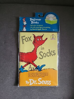 Fox in Socks Book and CD by Dr. Seuss 2005 🔥 9780375834943| eBay