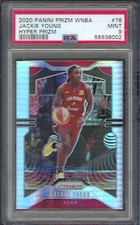 JACKIE YOUNG 2020 PANINI PRIZM WNBA HYPER PRIZM PSA 9 MINT POP 2