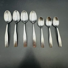 Cambridge MADISON Place 4 Oval Soup Spoons 3 Teaspoons Stainless Flatware