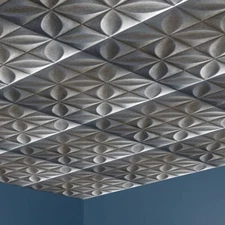 BEST SELLER, Glue Up, DIY, Decorative, Foam, 20" x 20", CLOSTER  Silver Brown