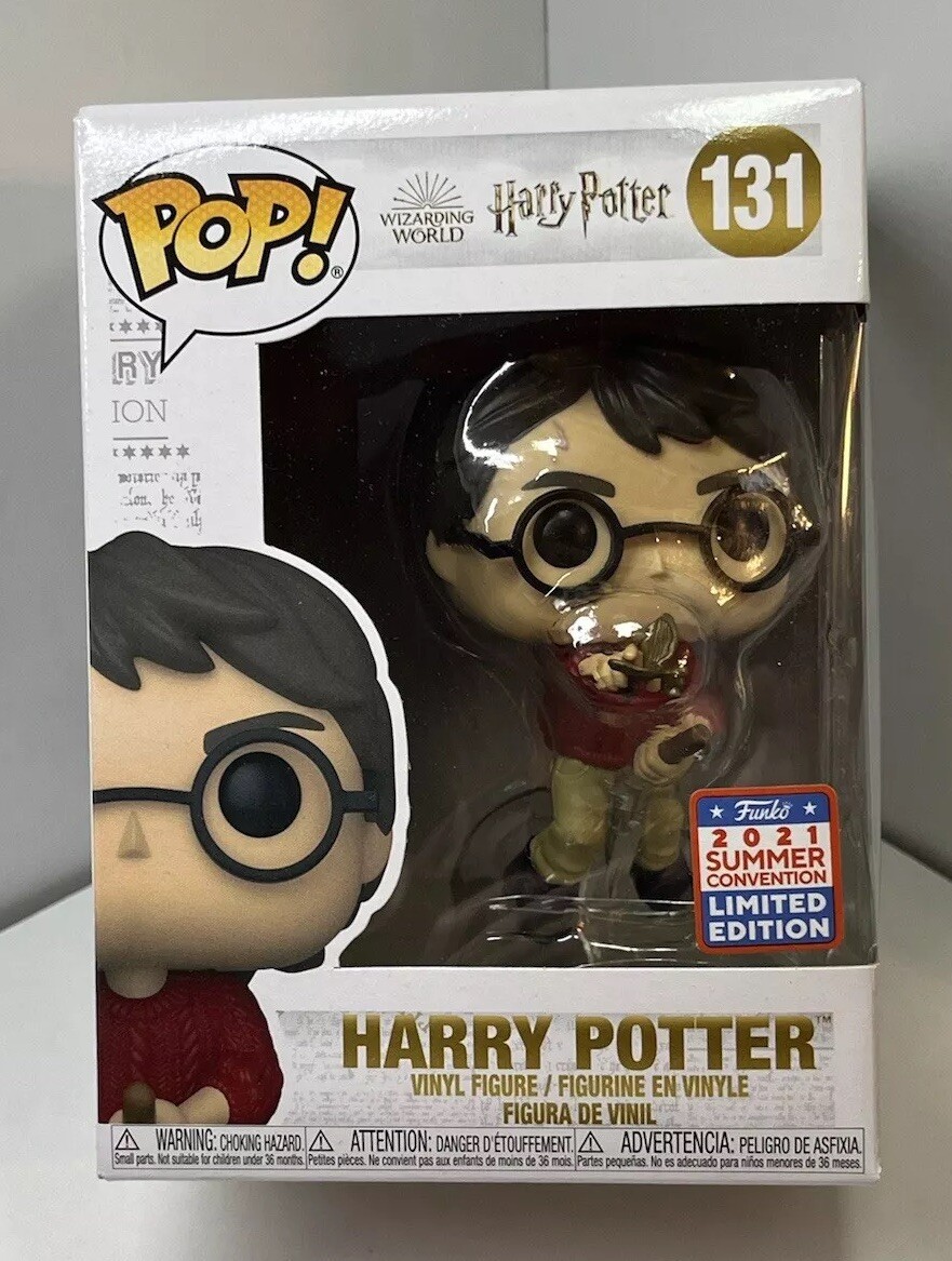 Harry Potter Winged Key Funko #131 Limited Edition Exclusive With Pop Protector