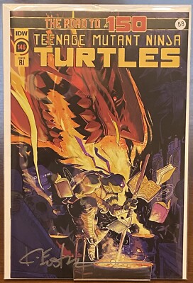 Teenage Mutant Ninja Turtles #146 RI 1:10 SIGNED by Kevin Eastman with COA