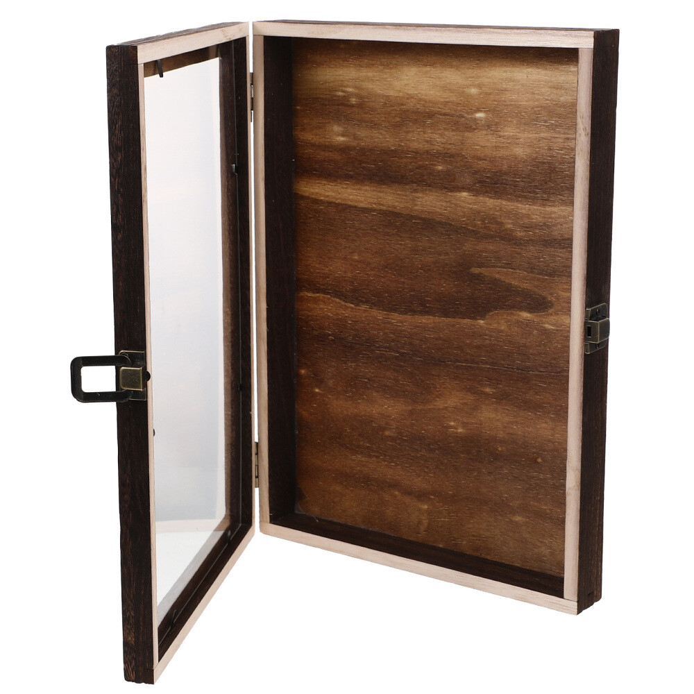  Specimen Display Box Home Table Decor Retro Wooden Storage Terrarium Vintage