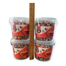 Lot Of 4 Artskills Kids Melting Bead Activity Buckets NEW