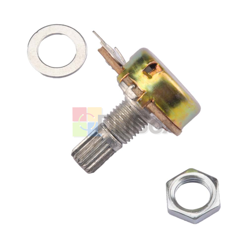 Wh148 Bent Foot Botto with Switch Potentioeter 148 Round Potentioeter Switch Diing with Tuning Adjustable Resistance B1K 10K 5K 50K 100K L15 20 with Nu - 148-2L 15 B250K, B1