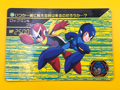 Protoman Rock Man 6 Mega Man Card No.168 TCG Capcom Bandai 1994
