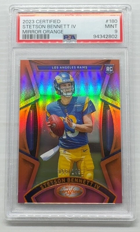 Stetson Bennett Panini Certified #180 Orange Mirror