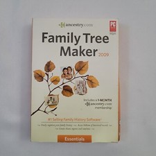 Family Tree Maker 2009 Essentials PC Software Ancestry
