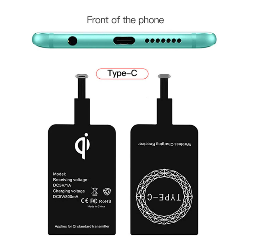 Modulo ricevore bobina di ricarica wireless standard Qi 5V