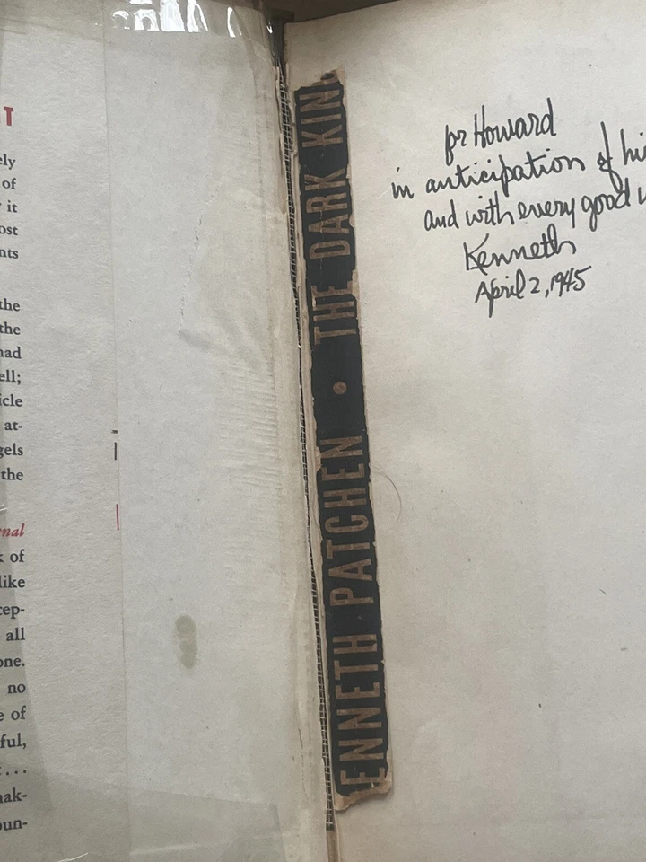 (INSCRIBED) Kenneth Patchen: The Journal of Albion Moonlight. 1st Trade Ed. 1944 - Image 4 of 4