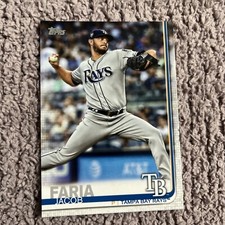 2019 Topps Series 2 Base #656 Jacob Faria Tampa Bay Rays