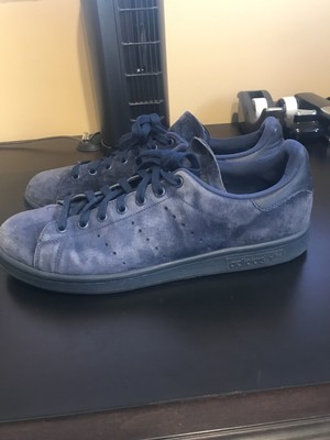 adidas stan smith suede blue