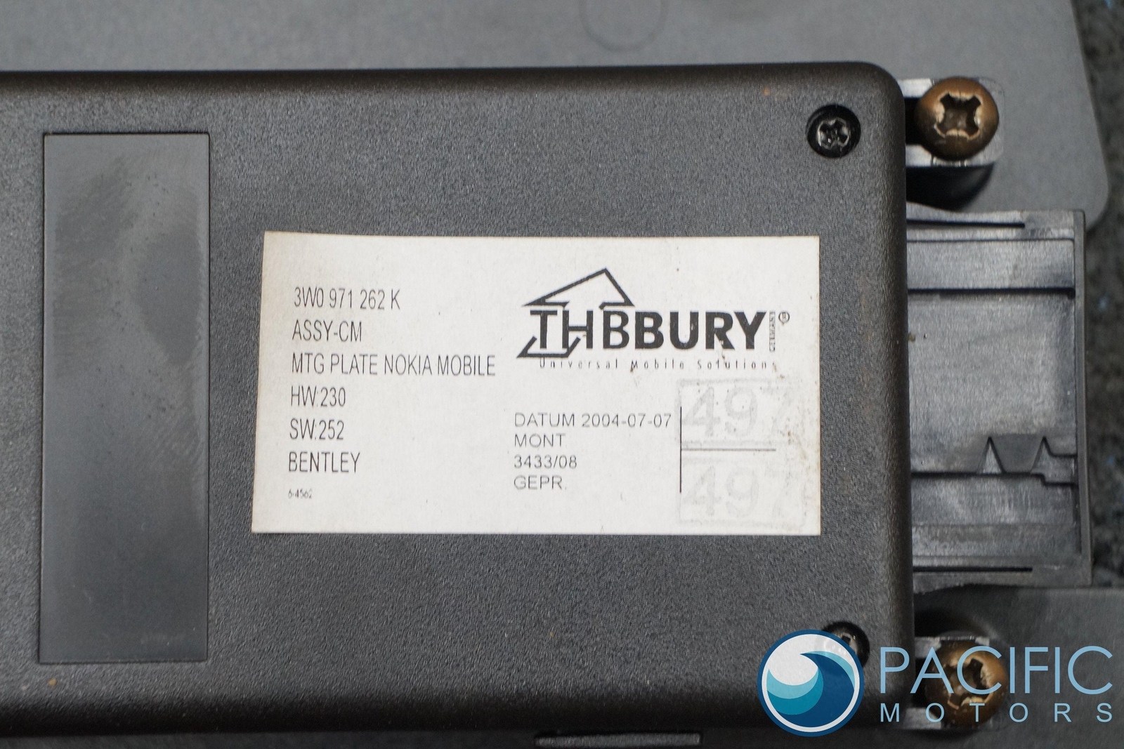 Mobile Telephone Communication Module 3W0971262K Bentley Continental GT 05