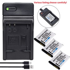 Battery or Charger for Pentax D-LI88 Pentax Optio W90 WS80 Optio i90 H90 P70 P80