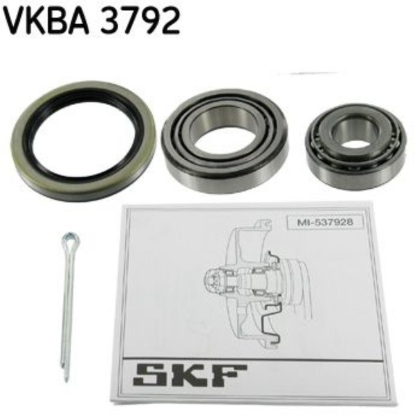 1X SKF Radlager Satz Radlagersatz Hinten FüR Mitsubishi Lancer II A17_ Hyundai-image
