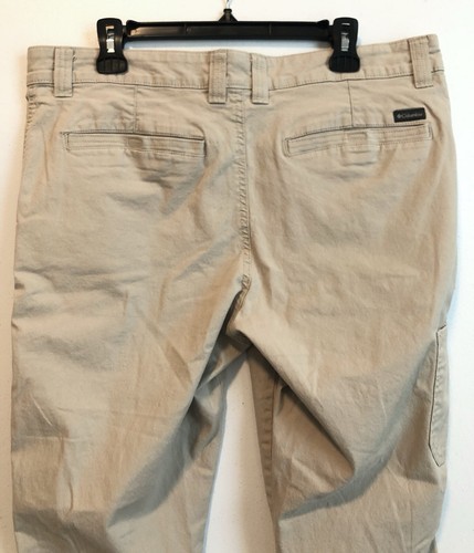 Columbia Sportswear Pants Men’s Size 36x31 Beige Cargo Slim Fit Mid Rise - Picture 4 of 13