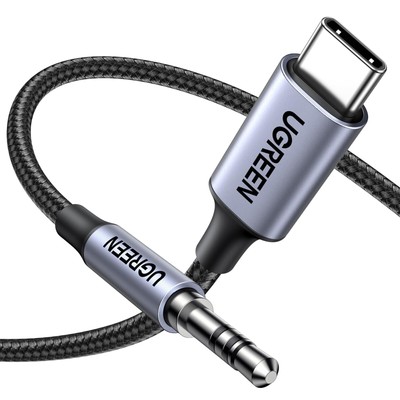 Ugreen Aux Cable Usb C 3.5Mm Conversion Cable [High Resolution Sound Qual_