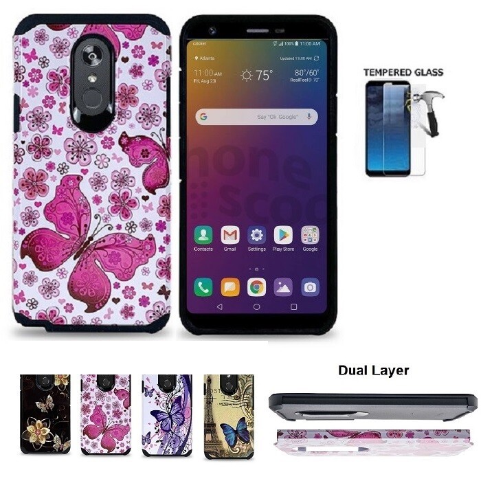 Tempered Glass Cricket Lg Stylo Case Cricket Phone Cases For Lg